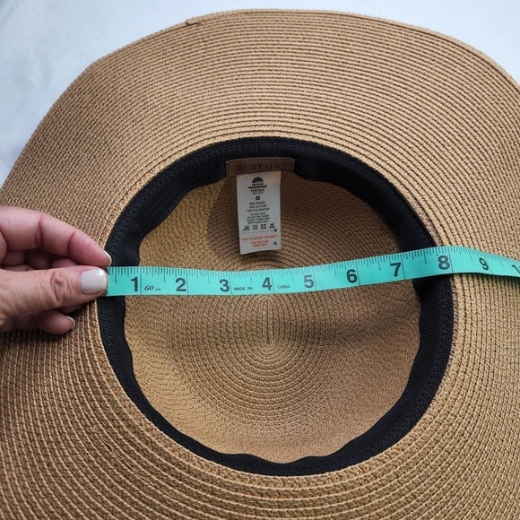 Furtalk Woman's Paper Straw Floppy Hat Size Medium - Picture 5 of 7
